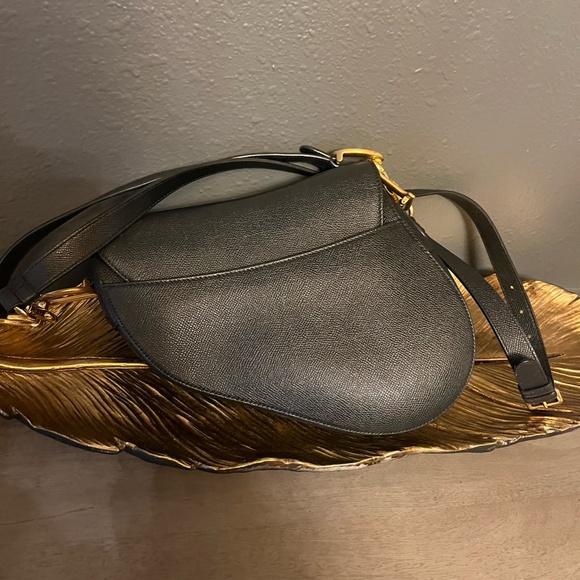 DIOR BLACK SADDLE BAG - Picture 4 of 13